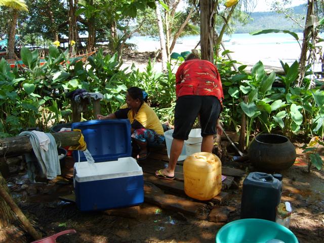 washing